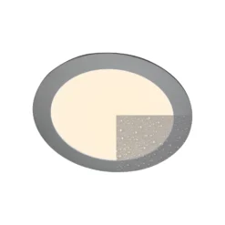 Panel LED empotrado 27636, plano, redondo, 12 W