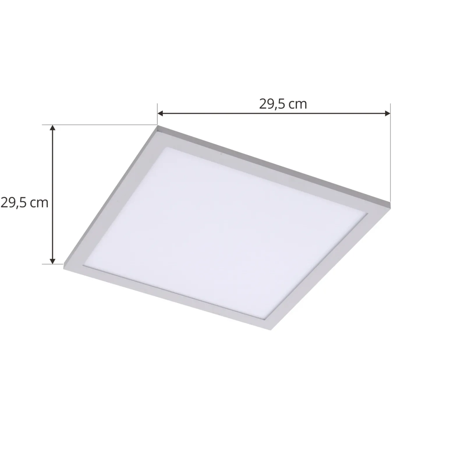Panel LED Enhife de Lindby, blanco, 30 x 30 cm, metal, 4000 K