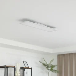 Panel LED Enhife de Lindby, blanco, 80 x 20 cm, metal, 4000 K