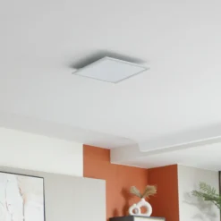 Panel LED Enhife de Lindby, blanco, 40 x 40 cm, metal, 4000 K