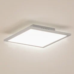 Panel LED Enhife de Lindby, blanco, 30 x 30 cm, metal, 4000 K