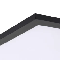 Panel LED Enhife de Lindby, negro, 40 x 40 cm, metal, 4000 K