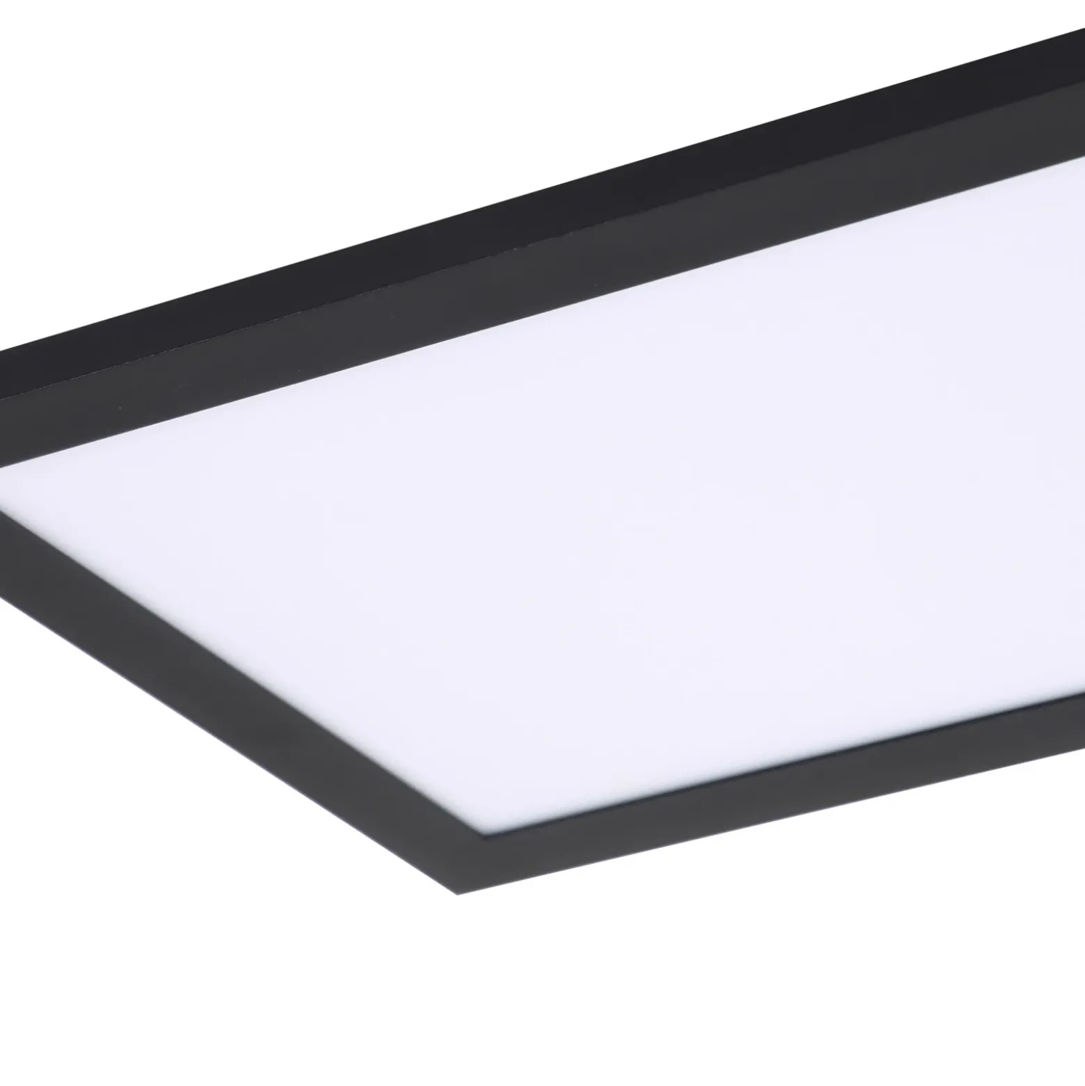 Panel LED Enhife de Lindby, negro, 80 x 20 cm, metal, 4000 K