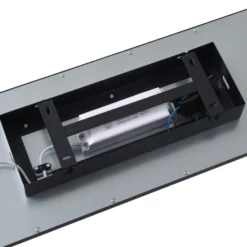 Panel LED Enhife de Lindby, negro, 80 x 20 cm, metal, 4000 K