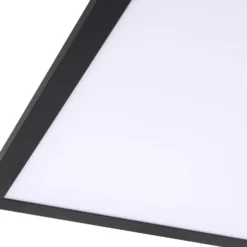Panel LED Enhife de Lindby, negro, 40 x 40 cm, metal, 4000 K