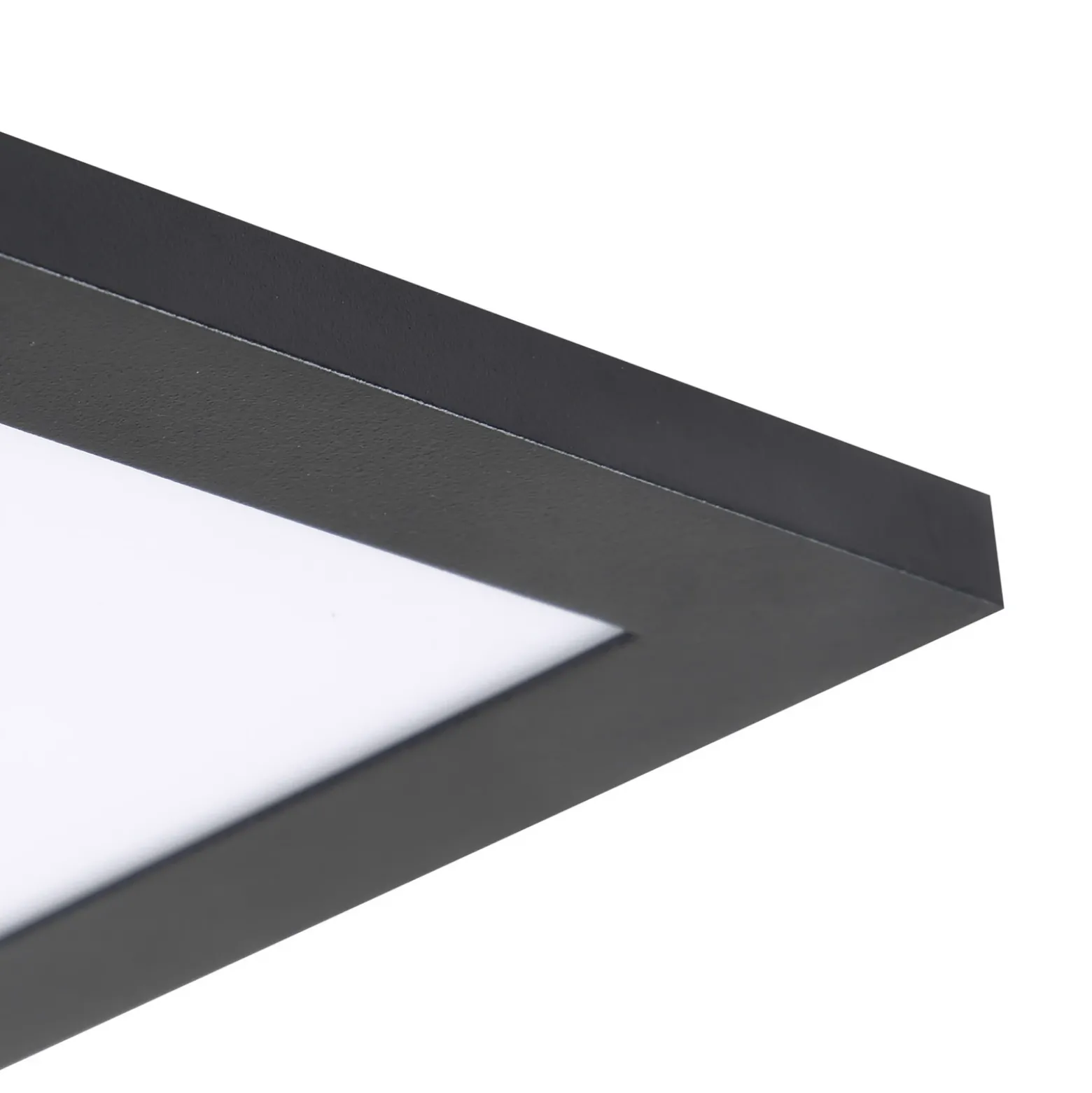 Panel LED Enhife de Lindby, negro, 30 x 30 cm, metal, 4000 K
