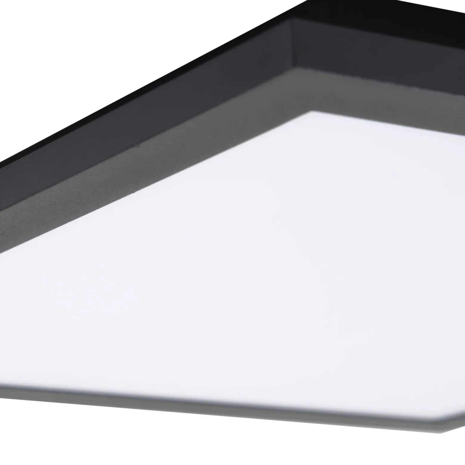 Panel LED Enhife de Lindby, negro, 30 x 30 cm, metal, 4000 K