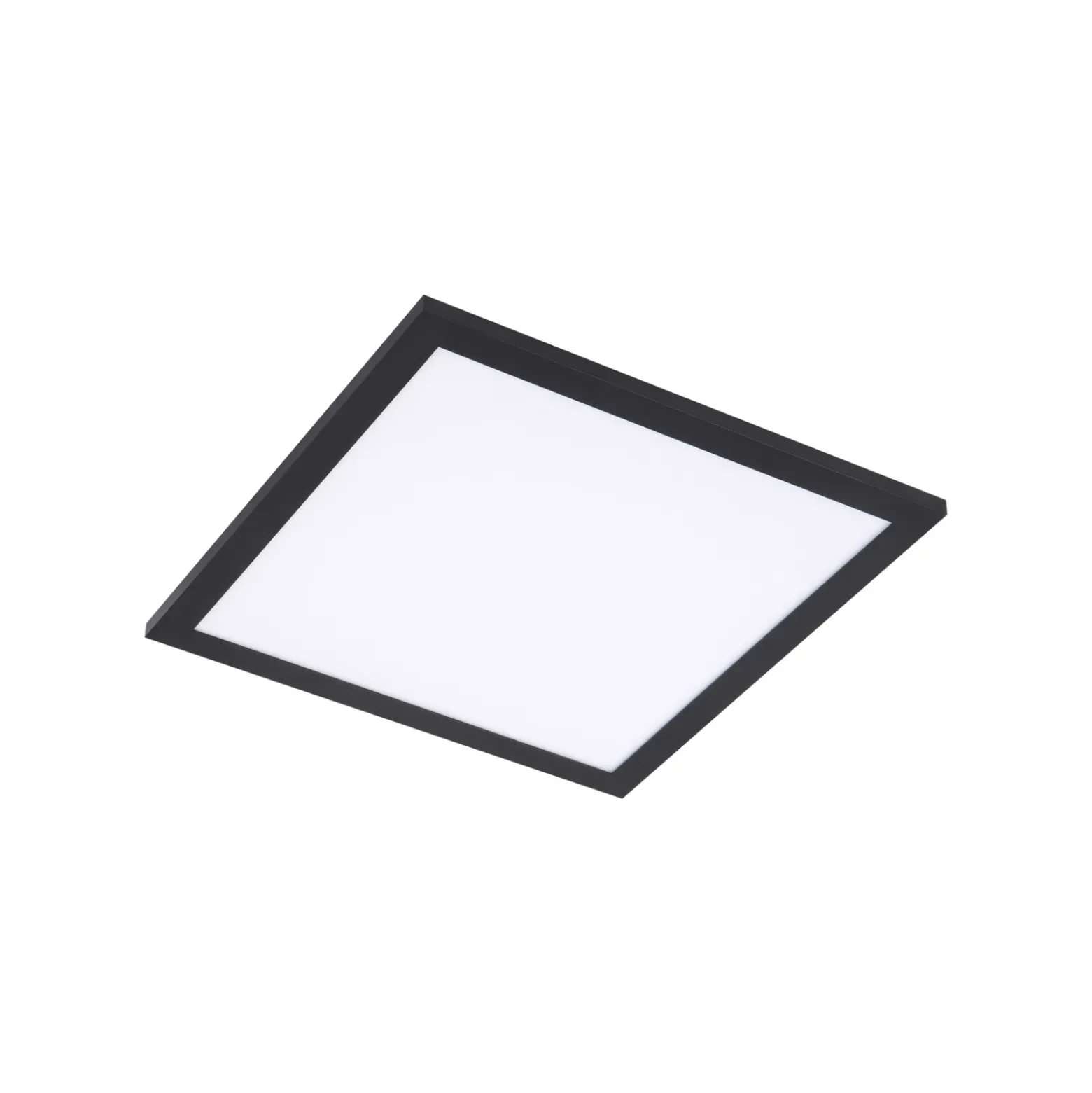 Panel LED Enhife de Lindby, negro, 30 x 30 cm, metal, 4000 K