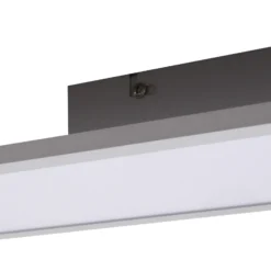 Panel LED Lindby Enhife, blanco, 80 x 20 cm, metal, 4.000 K