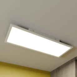 Panel LED Lindby Luay, 80 x 30 cm, blanco, 3000-6000K