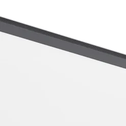 Panel LED Lindby Nelios, 62 x 62 cm, 4.000 K, negro, metal