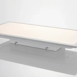 Panel LED Lindby Stenley, 4000 K, 60 cm x 30 cm, plateado/blanco