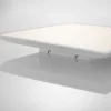 Panel LED Lindby Stenley, 4000 K, 60 cm x 60 cm, plateado/blanco
