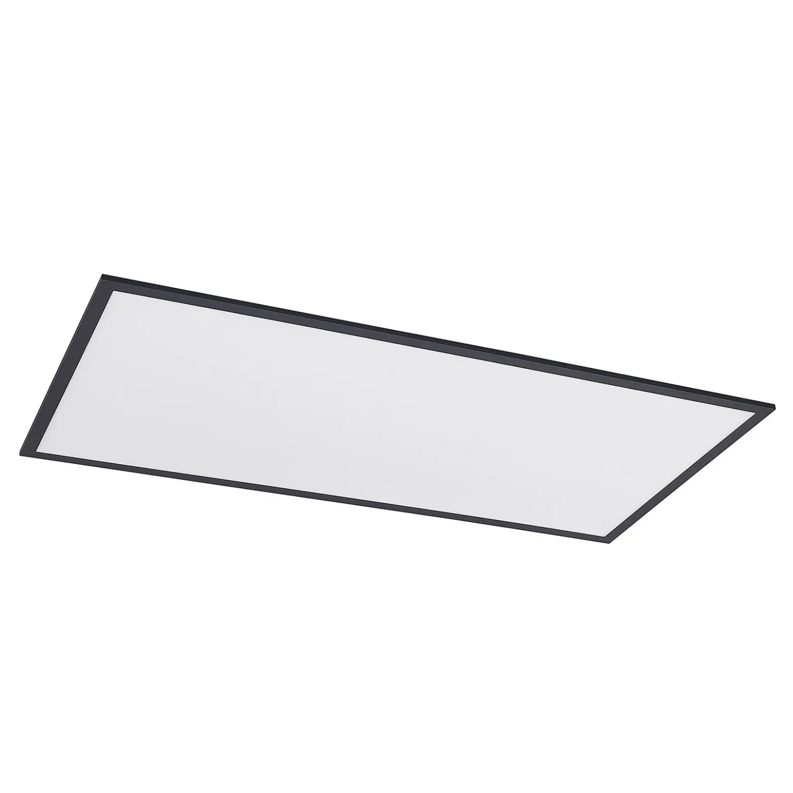 Panel LED Nelios de Lindby, 120 x 60 cm, CCT, negro, metal