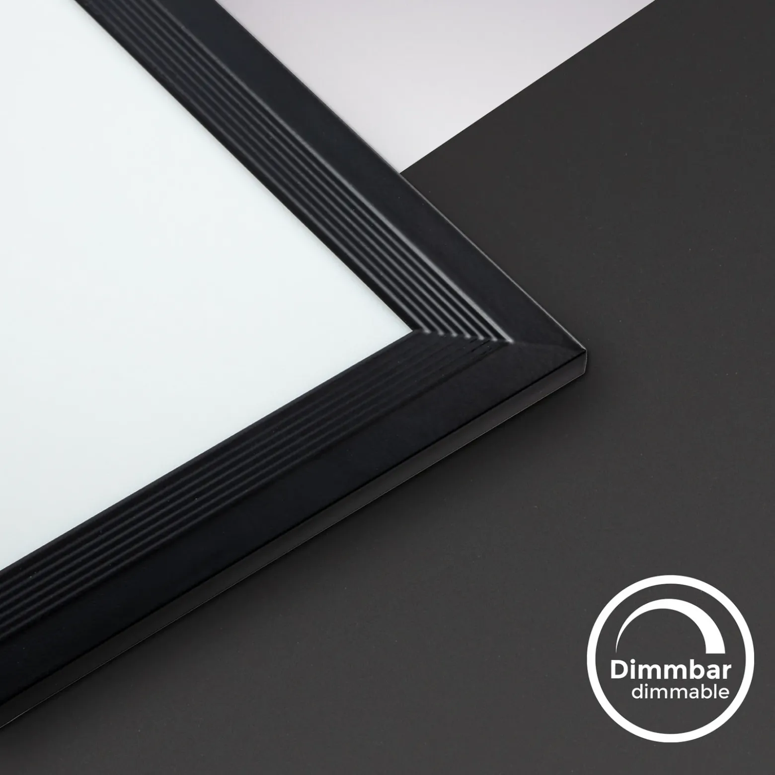 Panel LED Odin Control Remoto CCT, 100 x 25 cm, negro
