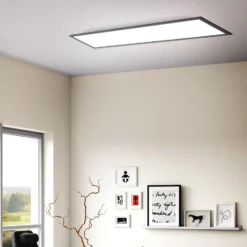 Panel LED Odin Control Remoto CCT, 100 x 25 cm, negro