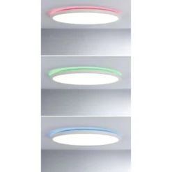 Panel LED Paulmann Atria Shine, Ø 40 cm, RGBW, blanco, IP20, atenuable.