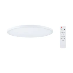 Panel LED Paulmann Atria Shine, Ø 40 cm, RGBW, blanco, IP20, atenuable.