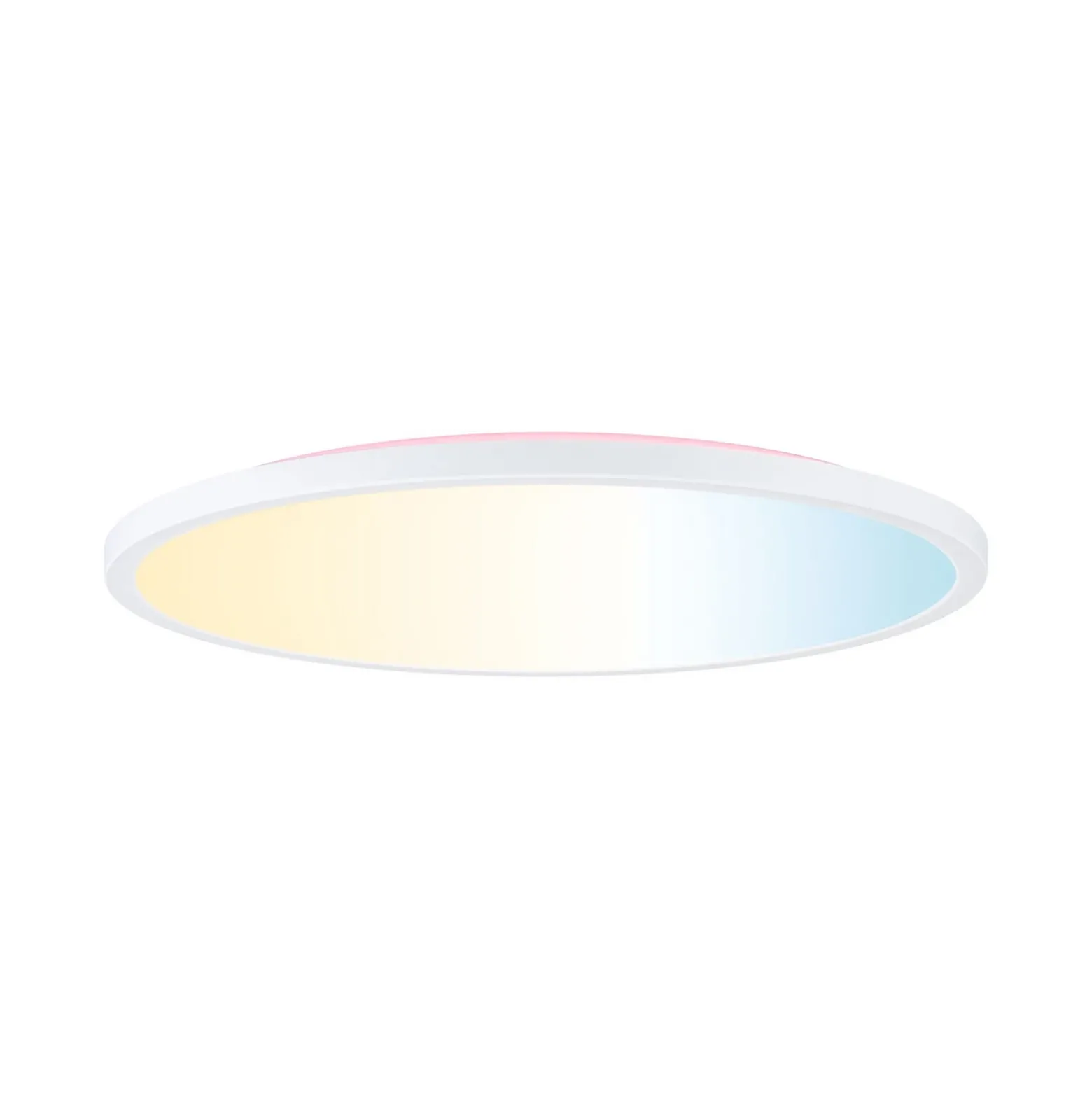 Panel LED Paulmann Atria Shine, Ø 40 cm, RGBW, blanco, IP20, atenuable.
