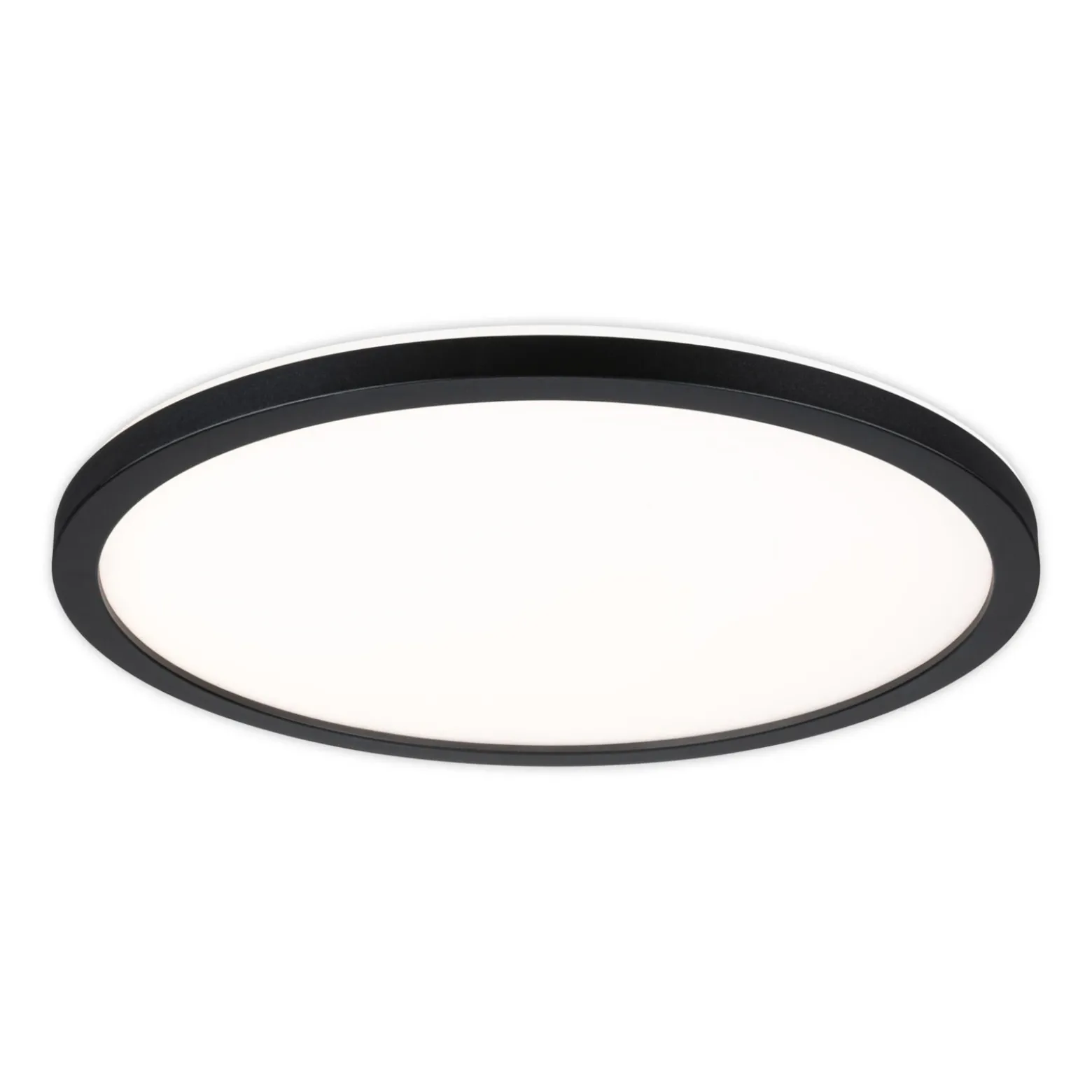 Panel LED Paulmann Atria Shine negro, Ø 29 cm, 3000 K, encendido/apagado