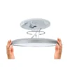 Panel LED Paulmann Atria Shine, Ø 29 cm, blanco, IP44, 4000 K, encendido/apagado
