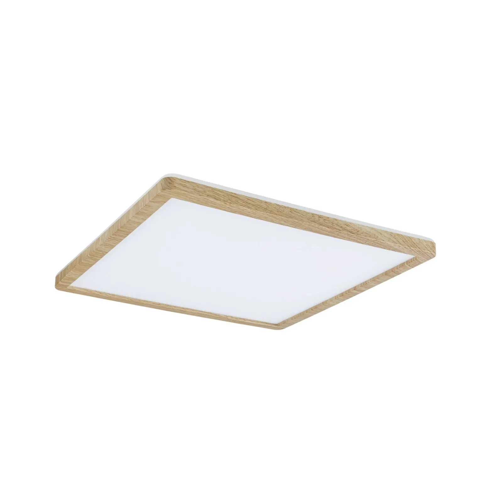Panel LED Paulmann Atria Shine de 29 cm, acabado madera, IP44, 3000 K,