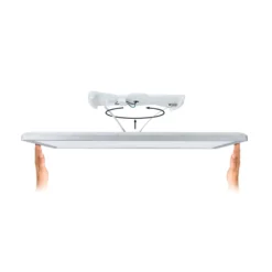 Panel LED Paulmann Atria Shine de 29 cm, acabado madera, IP44, 3000 K,