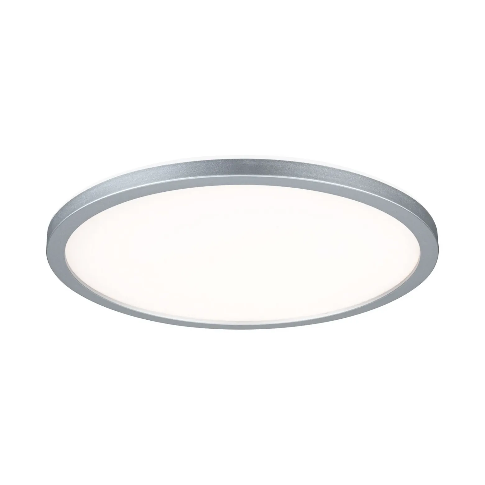 Panel LED Paulmann Atria Shine cromado, Ø 29 cm, 3000 K, encendido/apagado, IP20