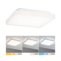Panel LED Paulmann Cela, 28 x 28 cm, blanco, IP44