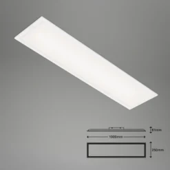 Panel LED Piatto CCT control remoto 100x25 blanco
