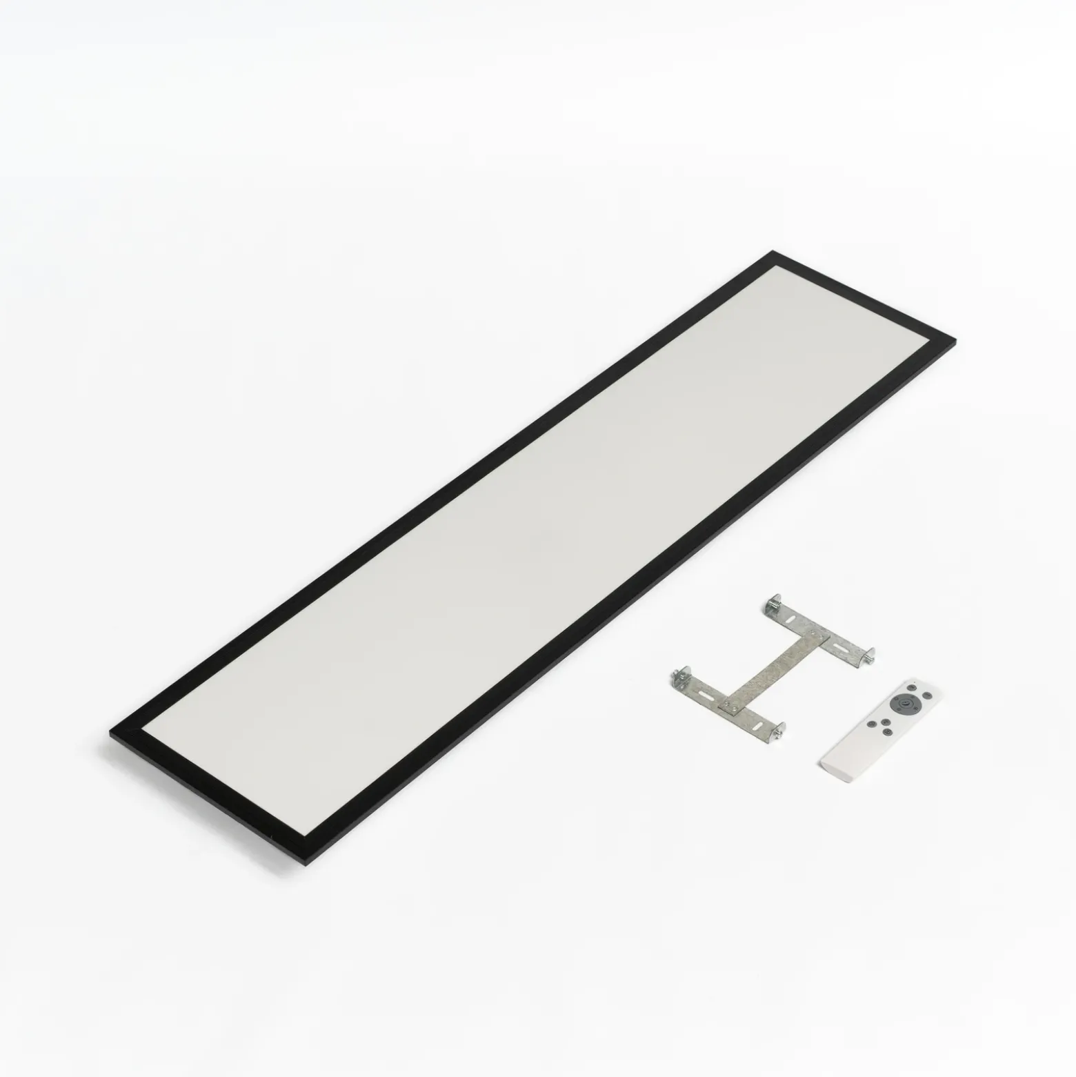 Panel LED Piatto CCT control remoto 100x25 negro