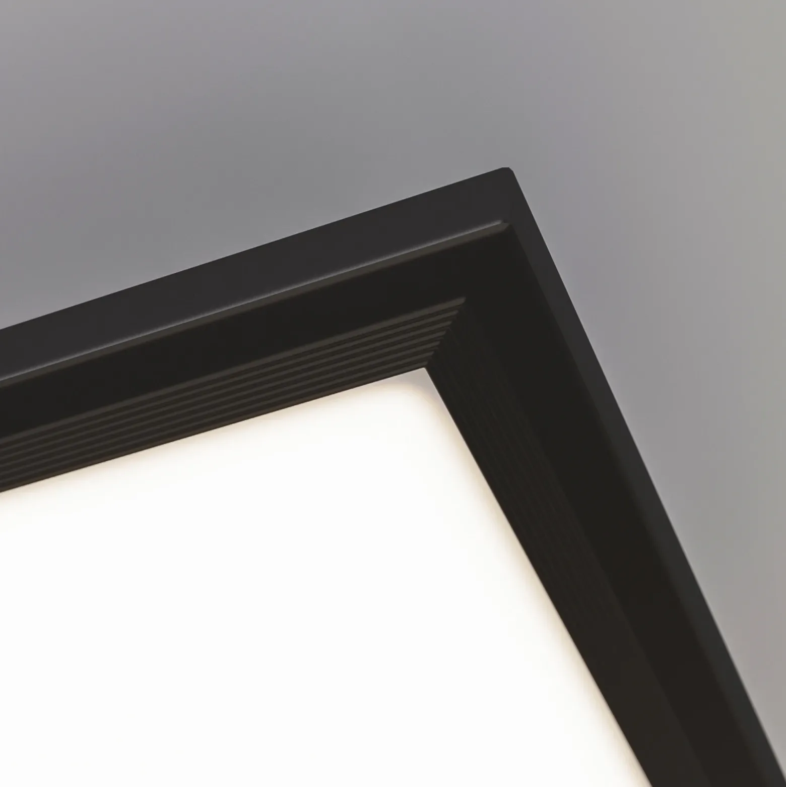 Panel LED Piatto CCT control remoto 100x25 negro