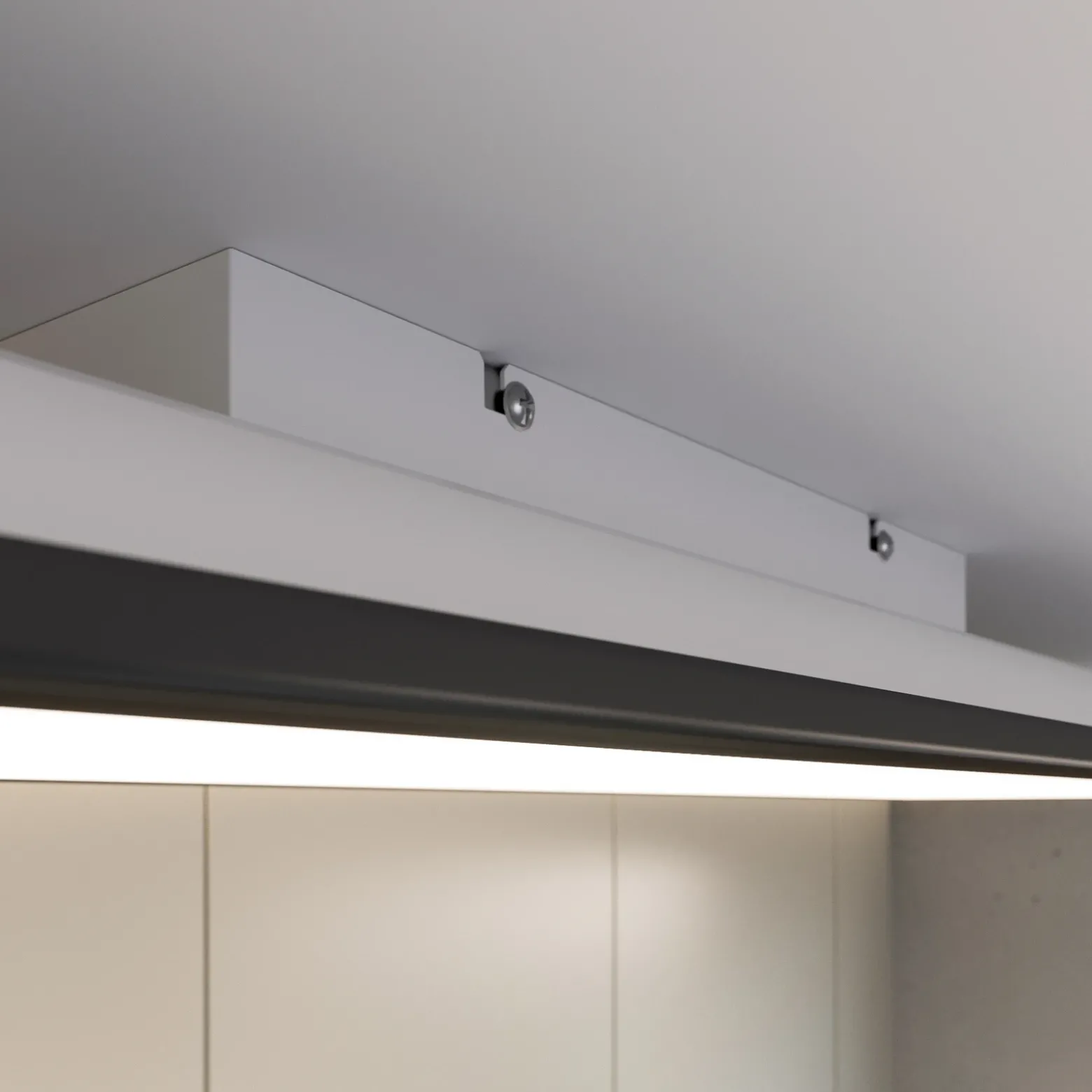 Panel LED Piatto CCT control remoto 100x25 negro