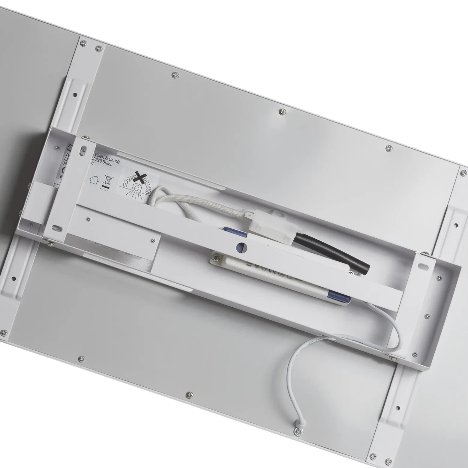 Panel LED Piatto, sensor, 119,5 x 29,5 cm