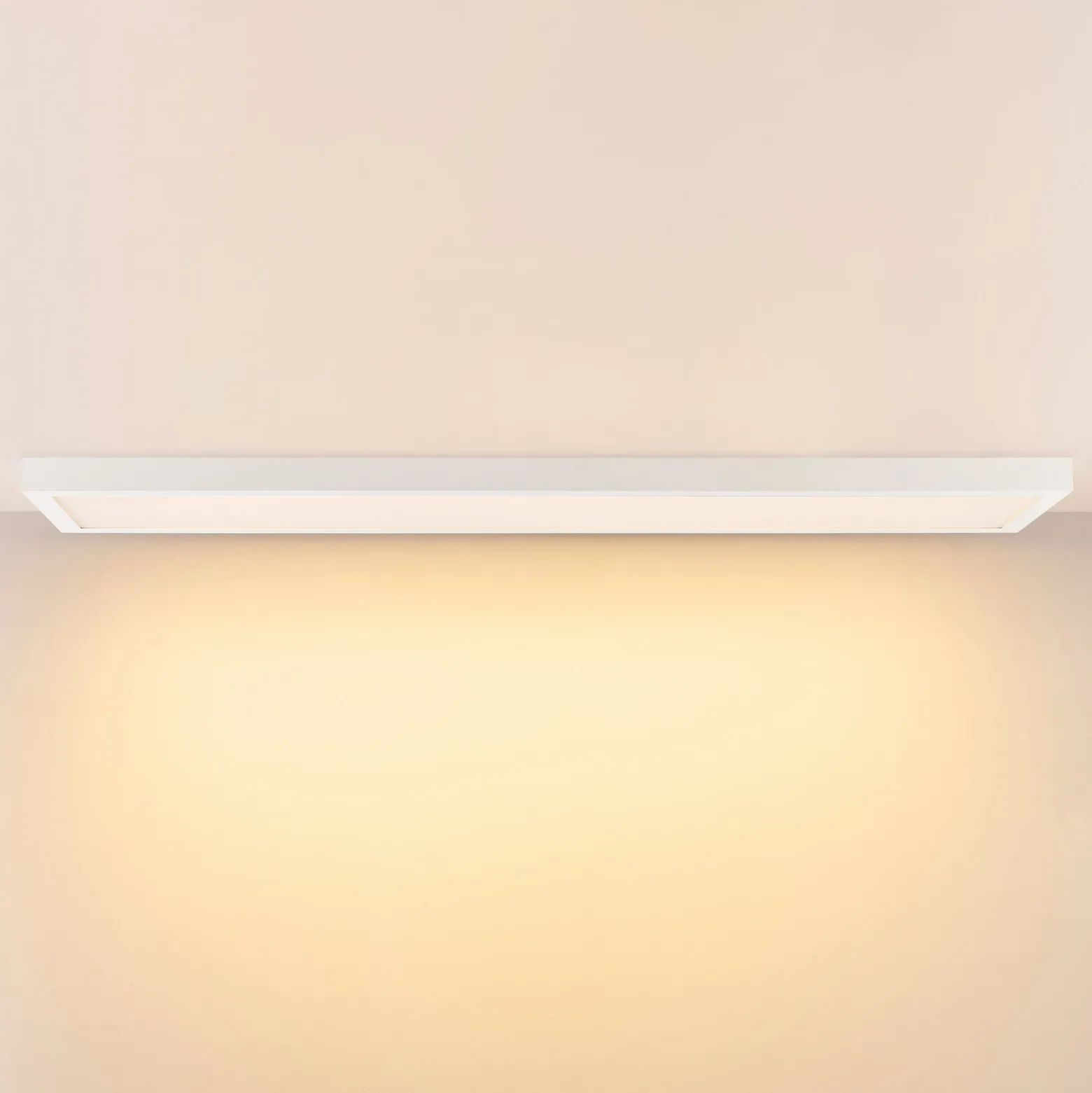 Panel LED PRO OFFICE SANO, 153 x 33 cm, atenuable, blanco metal CCT