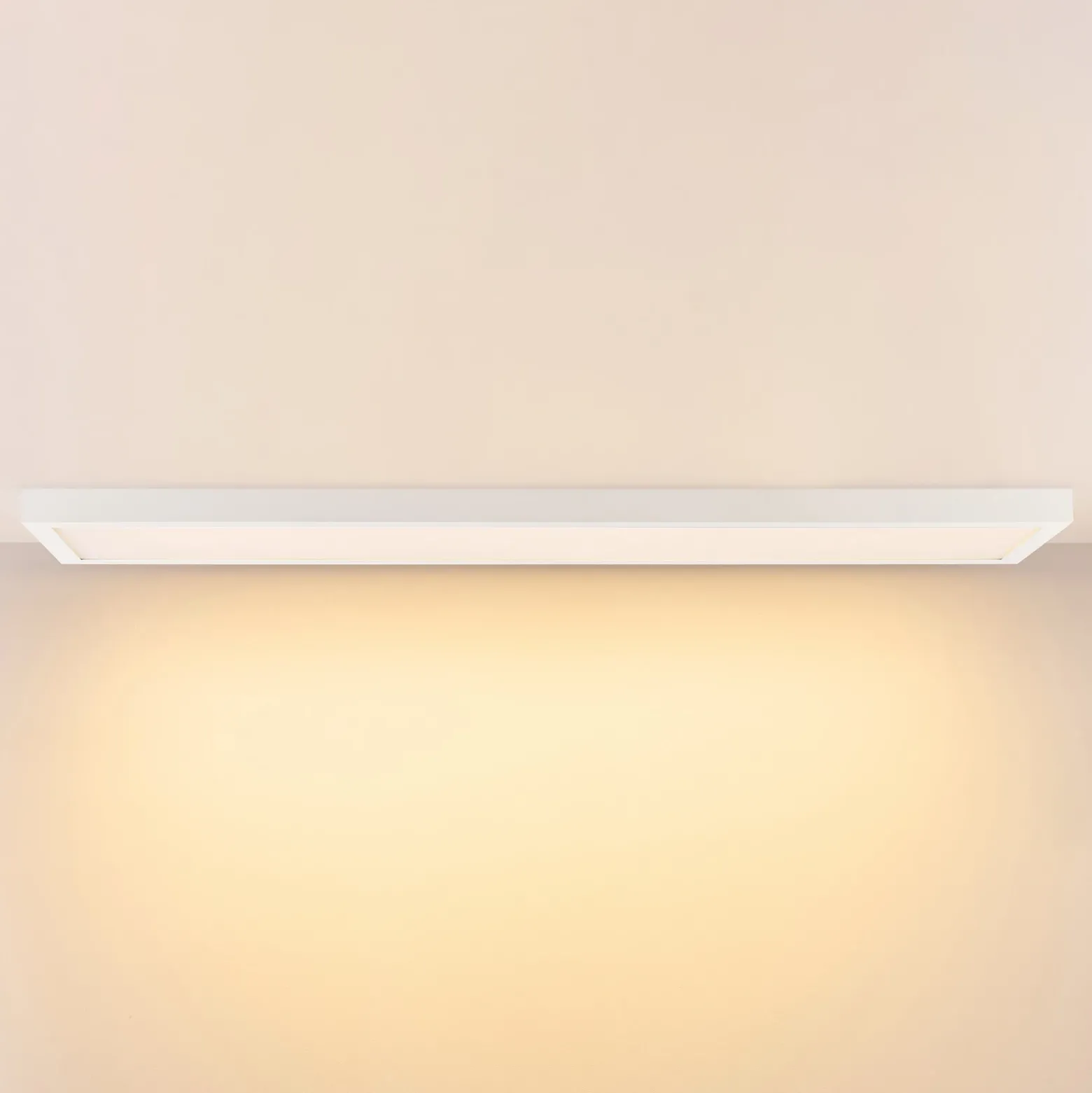 Panel LED PRO OFFICE SANO, 153 x 33 cm, DALI blanco metal CCT