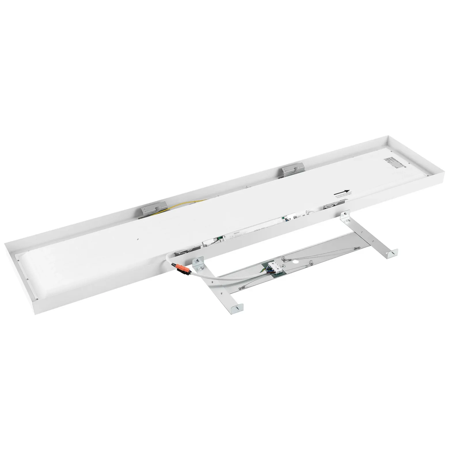 Panel LED PRO OFFICE SANO, 153 x 33 cm, DALI blanco metal CCT