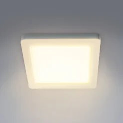 Panel LED Selesto, cuadrado, atenuable, blanco