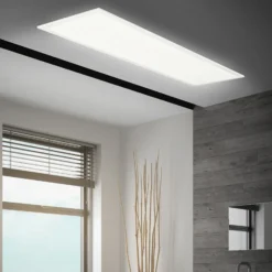 Panel LED Simple 100 x 25 cm, blanco, ultraplano, IP44, 4000 K