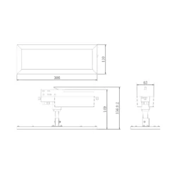 Panel LED TRACK LIGHT, blanco, trifásico, 4000 K, encendido/apagado