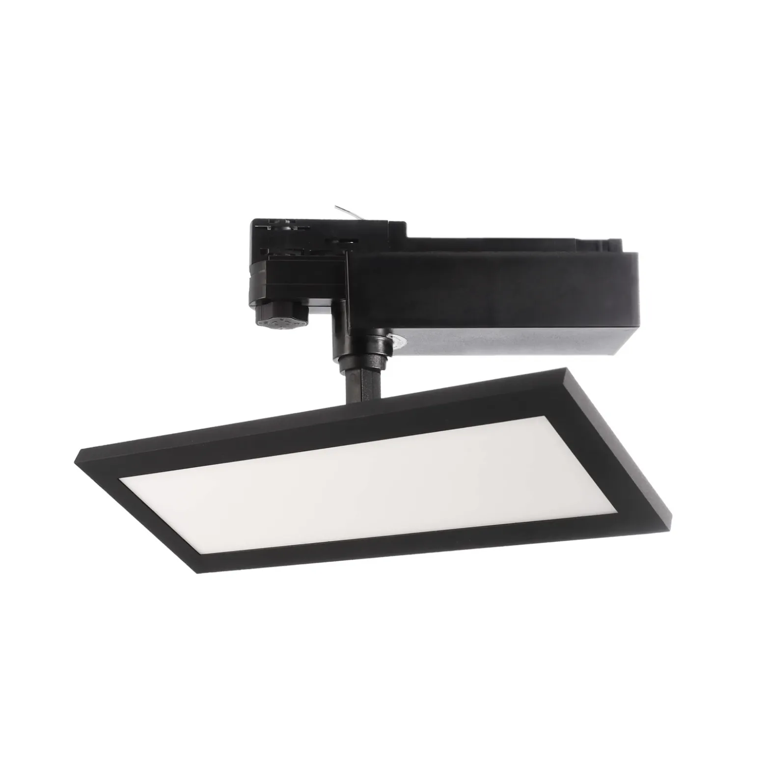 Panel LED TRACK LIGHT, negro, trifásico, 3000 K, encendido/apagado