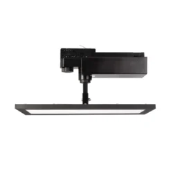 Panel LED TRACK LIGHT, negro, trifásico, 3000 K, encendido/apagado