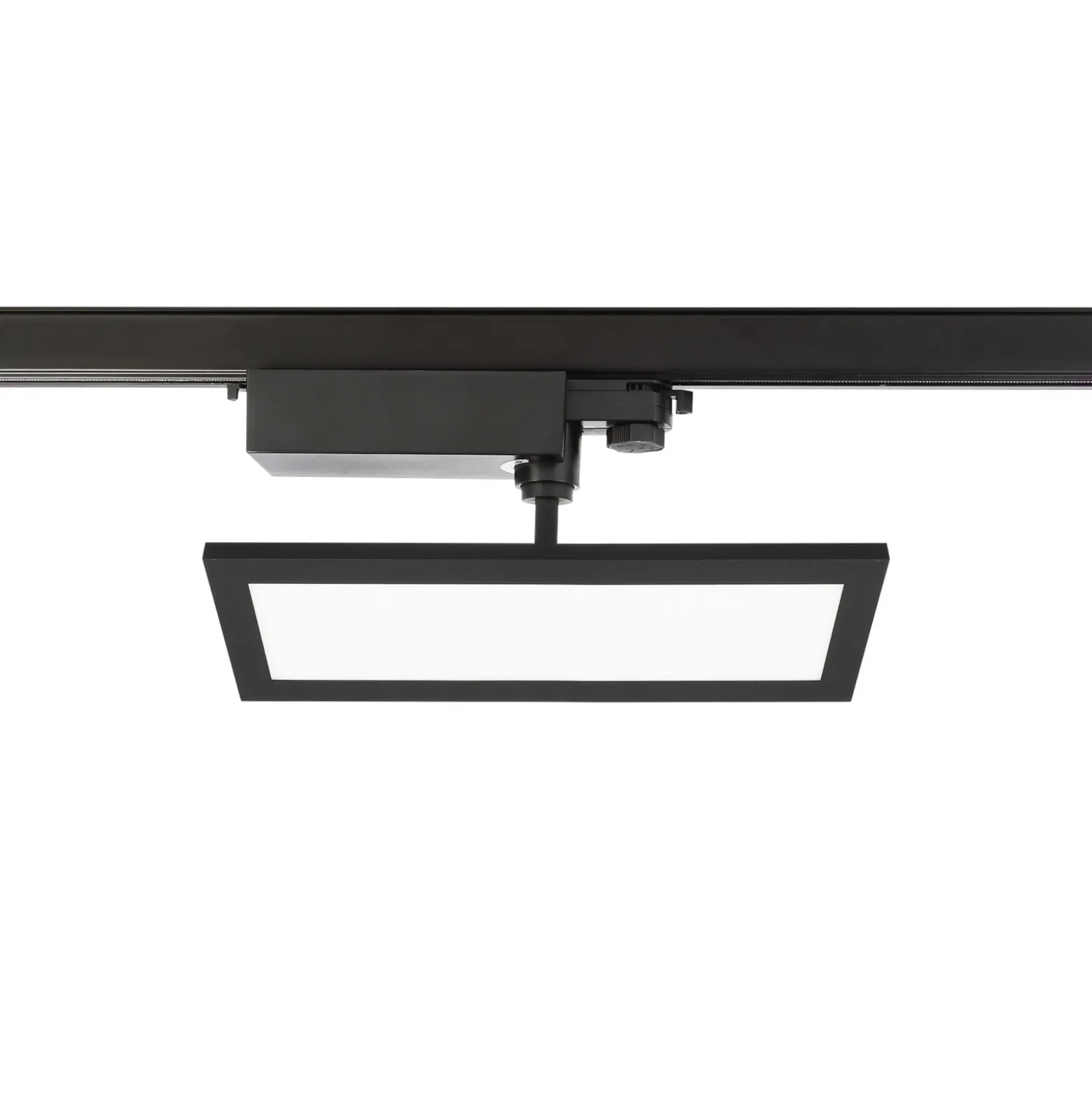 Panel LED TRACK LIGHT, negro, trifásico, 4000 K, encendido/apagado
