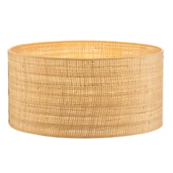 Pantalla Abba E27 Ø40/altura 20 cm, ratán