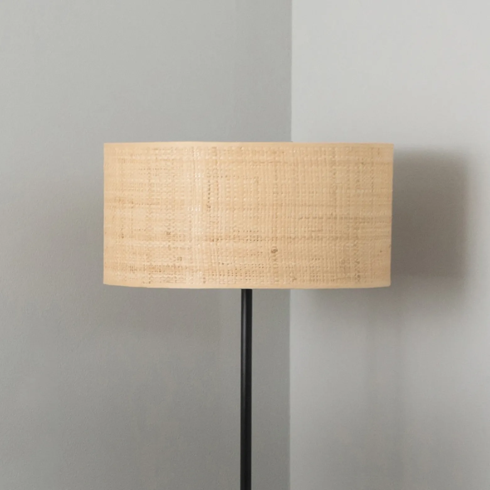 Pantalla Abba E27 Ø40/altura 20 cm, ratán