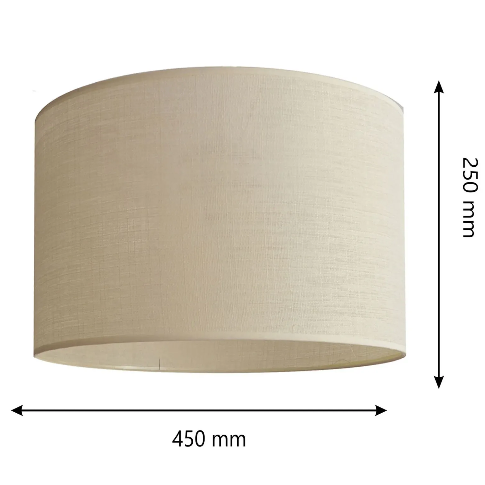 Pantalla Alba, Ø 45 cm, E27, crudo