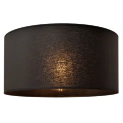 Pantalla Alba, Ø 40 cm, E27, negro