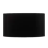 Pantalla Alba, Ø 45 cm, E27, negro/dorado