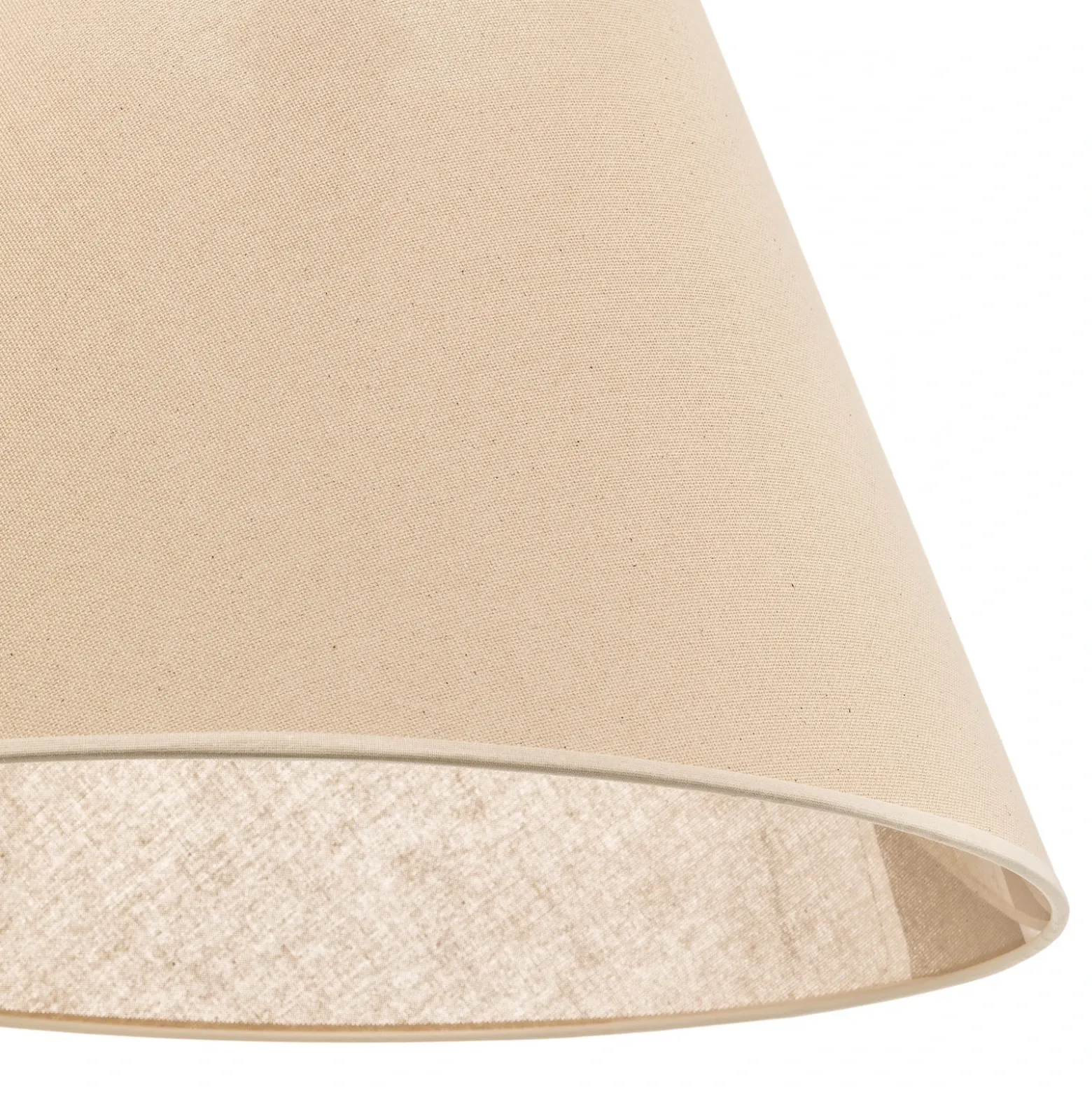 Pantalla Anna, para lámparas colgantes, beige