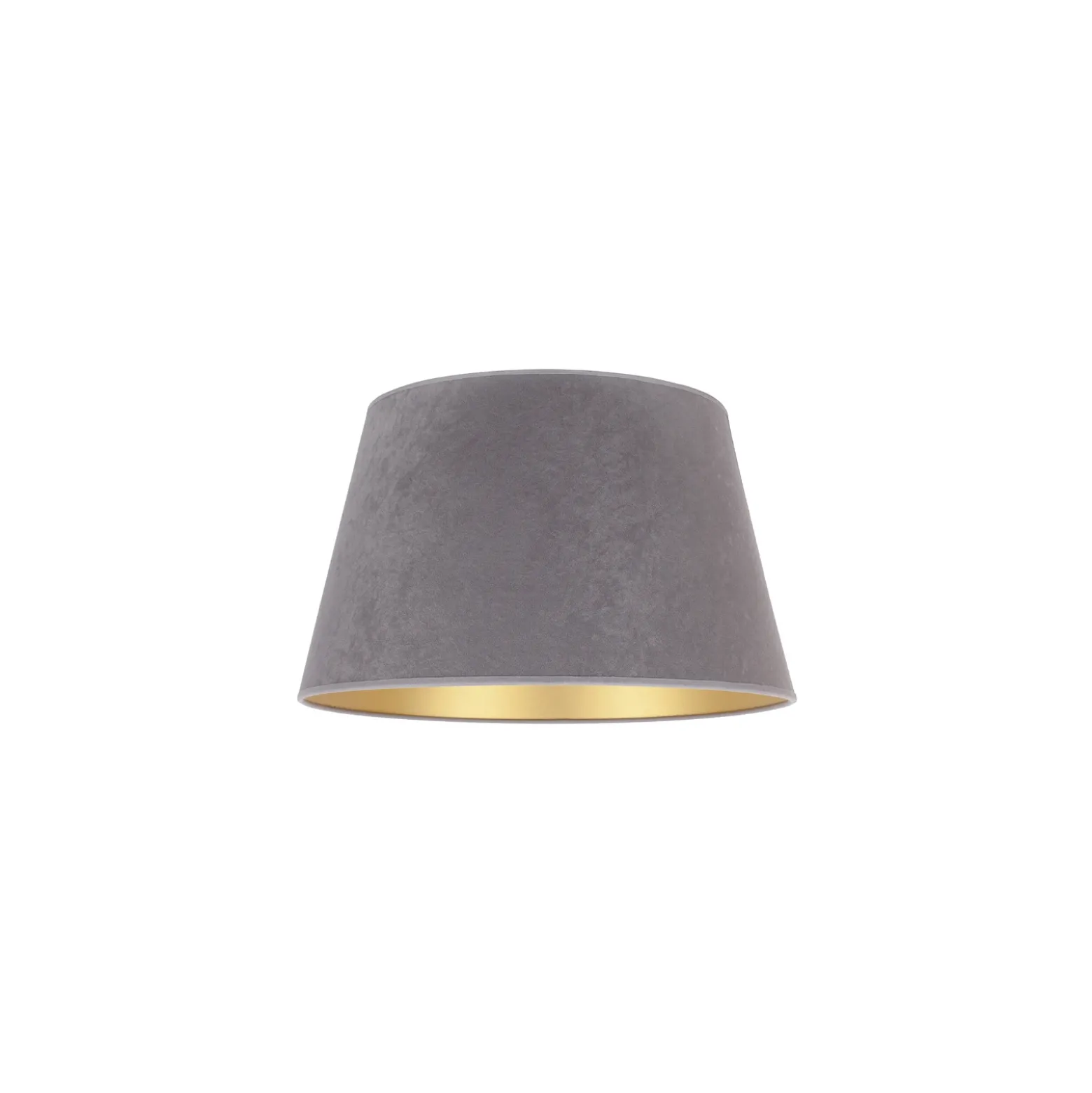 Pantalla Cone Altura 18 cm, gris/dorado